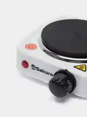 Белый плитка электрическая Sakura ПЭ-05, 500 Вт, 100 мм