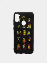 Черный чехол с рисунком для Samsung  Galaxy A31, M20, M31S, M51