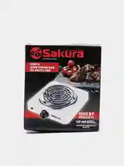 Черный плитка электрическая Sakura ПЭ-08В, 1500Вт