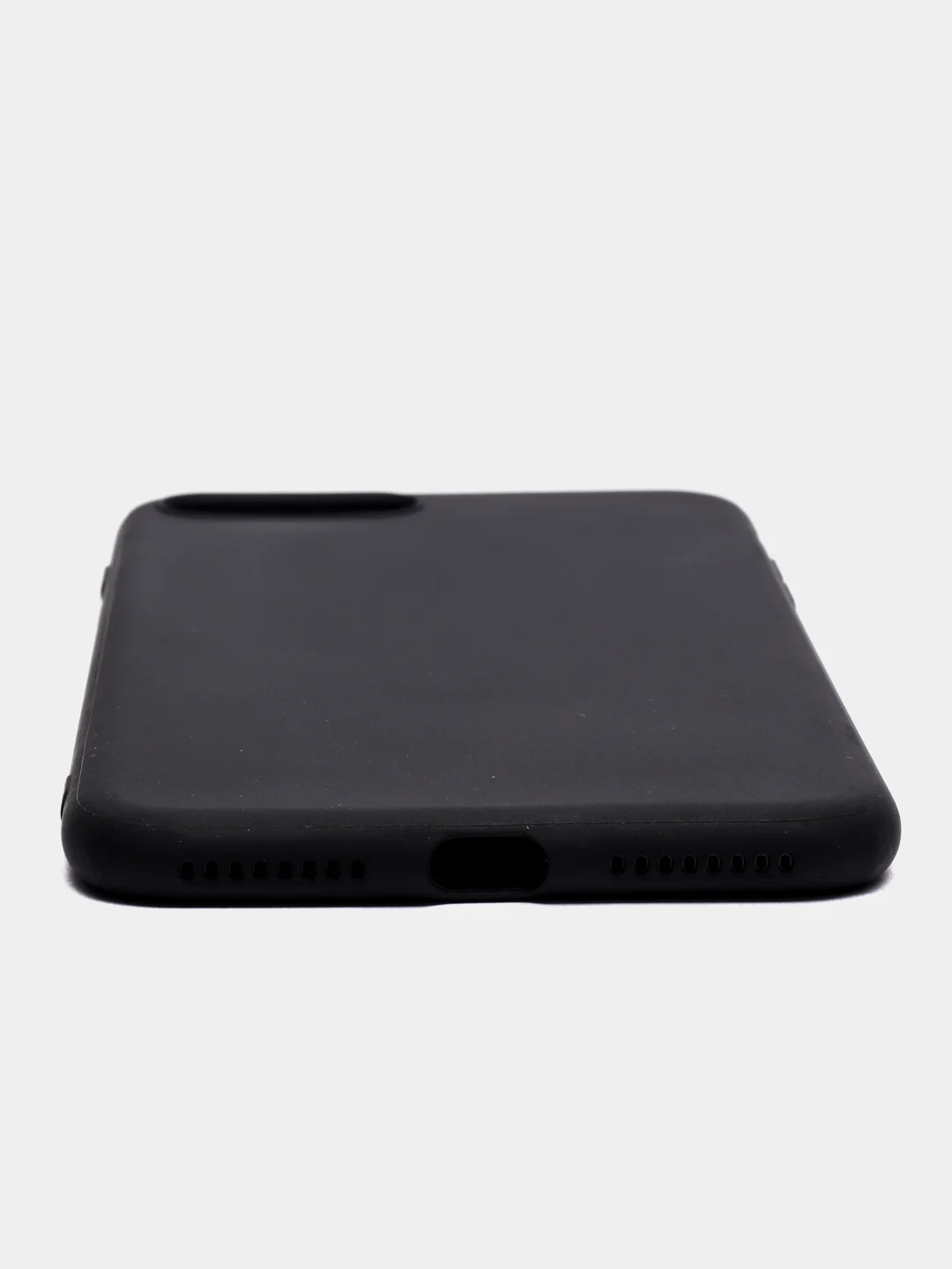 Черный чехол iPhone 7/8 SE(2020), 7+/8+, XR, 11, 12 mini, 12/12 pro, 12 pro max, силиконовый