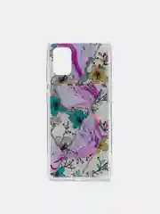 Сиреневый чехол с рисунком для Samsung  Galaxy A31, M20, M31S, M51