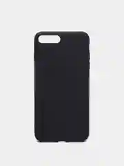 Черный чехол iPhone 7/8 SE(2020), 7+/8+, XR, 11, 12 mini, 12/12 pro, 12 pro max, силиконовый