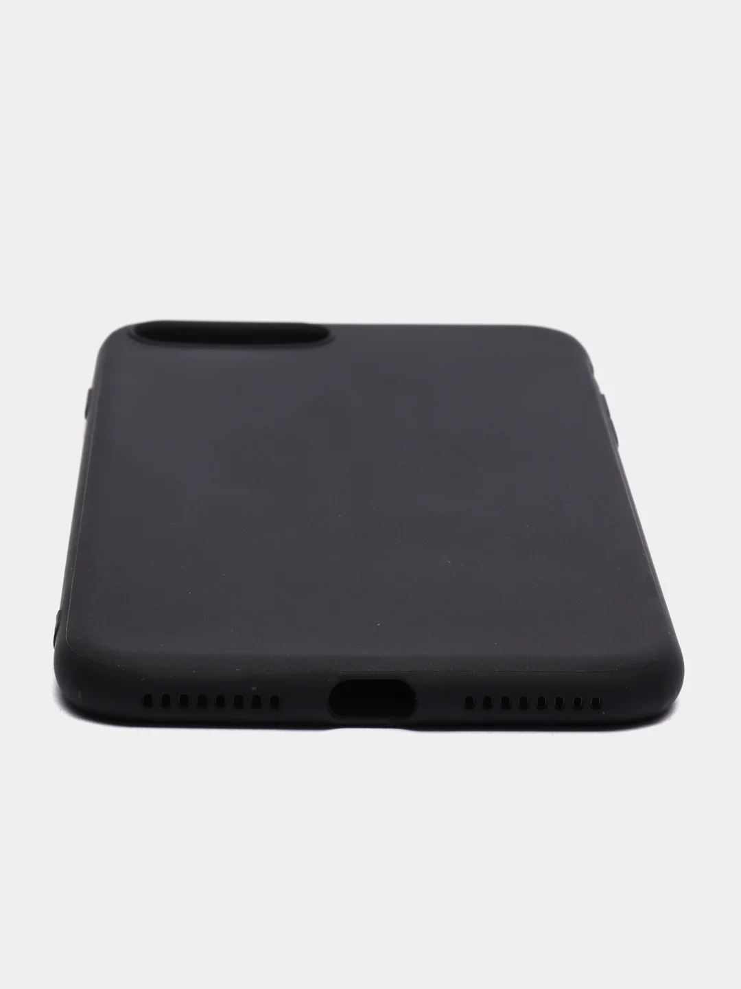 Черный чехол iPhone 7/8 SE(2020), 7+/8+, XR, 11, 12 mini, 12/12 pro, 12 pro max, силиконовый