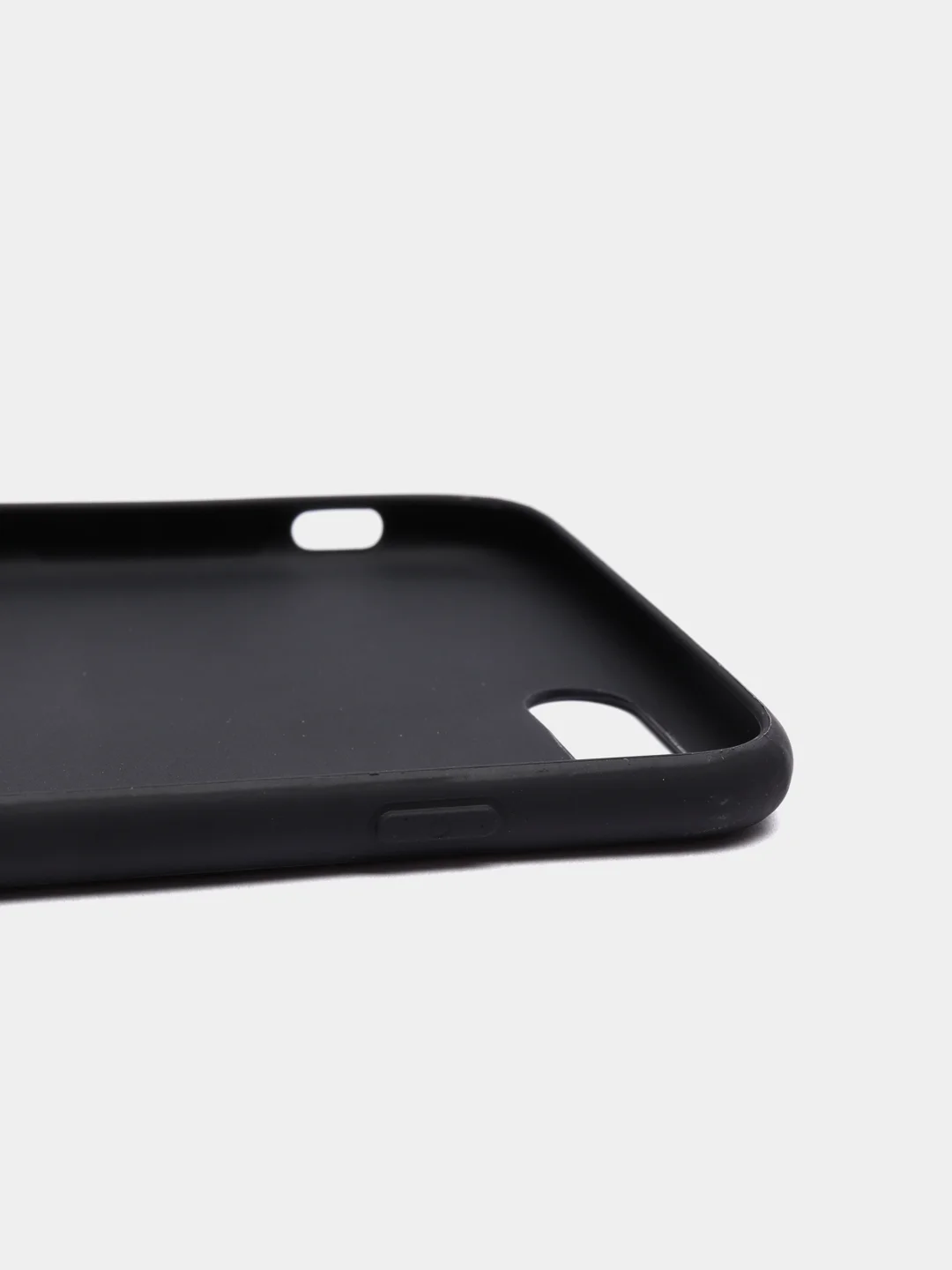 Черный чехол iPhone 7/8 SE(2020), 7+/8+, XR, 11, 12 mini, 12/12 pro, 12 pro max, силиконовый