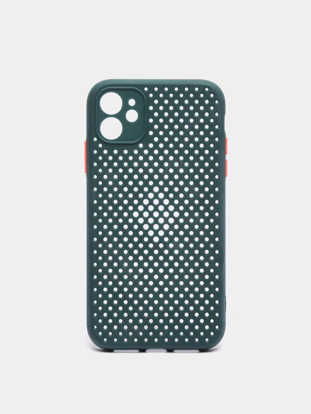 Тёмно-зелёный чехол с защитой камеры на iPhone XS, XR, XSMAX, 11 PRO MAX, 12 PRO, 12 PROMAX