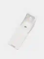 Белый уголок мебельный, пластик
