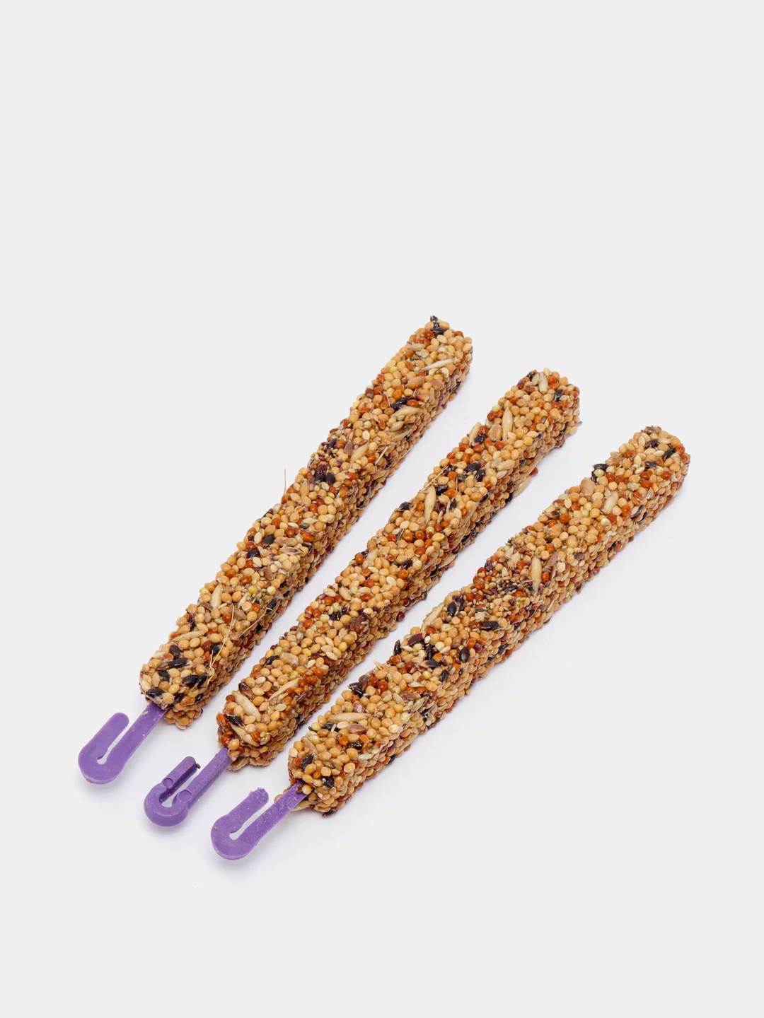 Лакомство Nutriall для птиц, зерновые палочки с травами, 2 упаковки, 6 штук