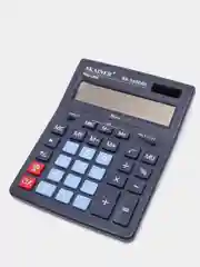 Синий калькулятор настольный SKAINER SK-555BK, 12 разрядов, 155*205*35 мм