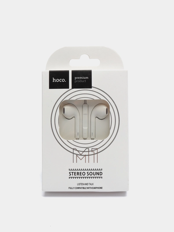 Наушники проводные HOCO M1 Jack3.5mm с микрофоном