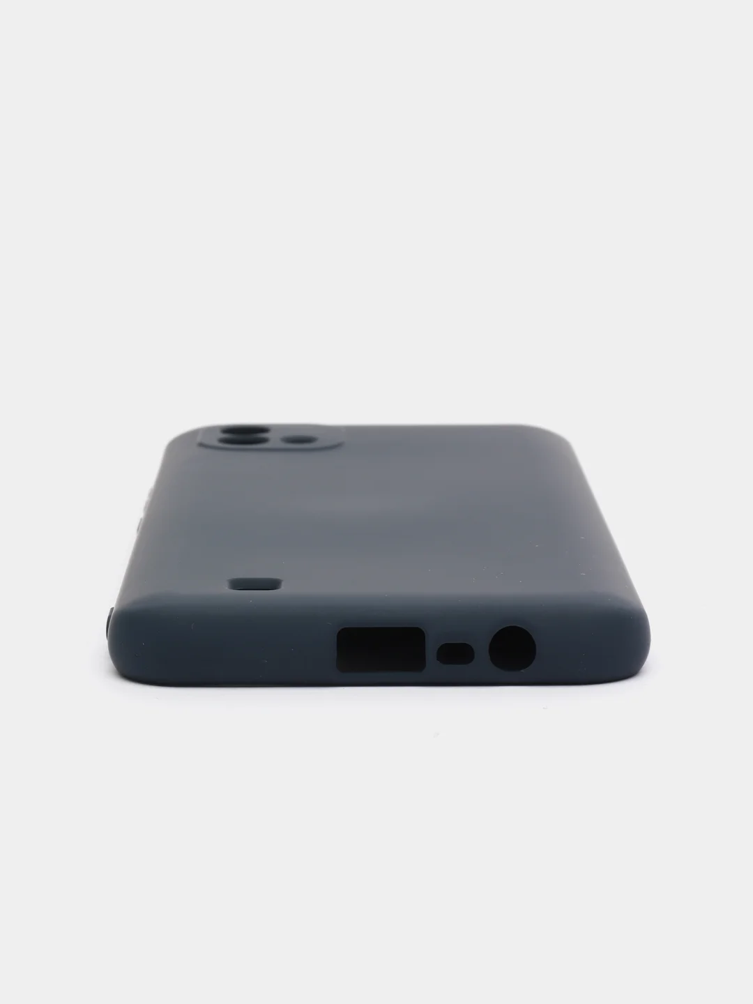 Темно-синий чехол с бархатной подкладкой Realme C11 2020 / C11 2021 / C20 / C25 / C25S, (10 цветов)