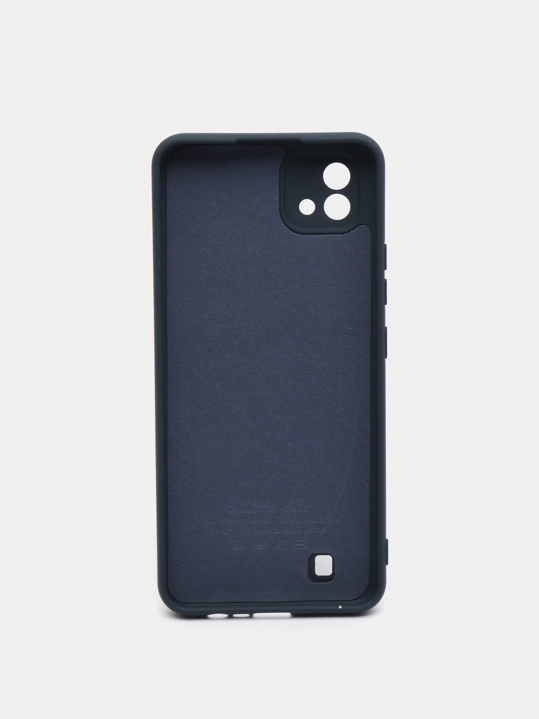 Темно-синий чехол с бархатной подкладкой Realme C11 2020 / C11 2021 / C20 / C25 / C25S, (10 цветов)