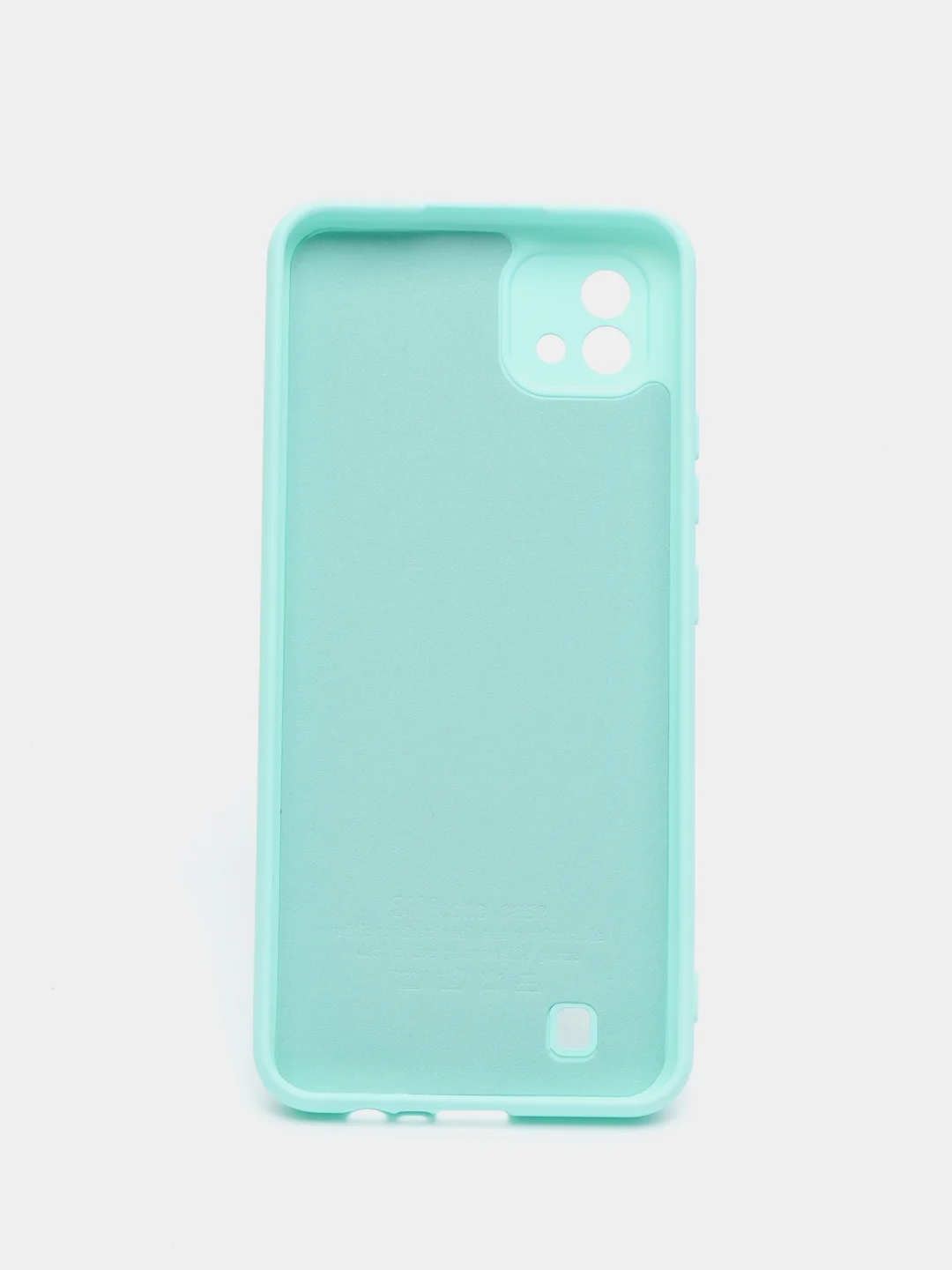 Мятный чехол с бархатной подкладкой Realme C11 2020 / C11 2021 / C20 / C25 / C25S, (10 цветов)