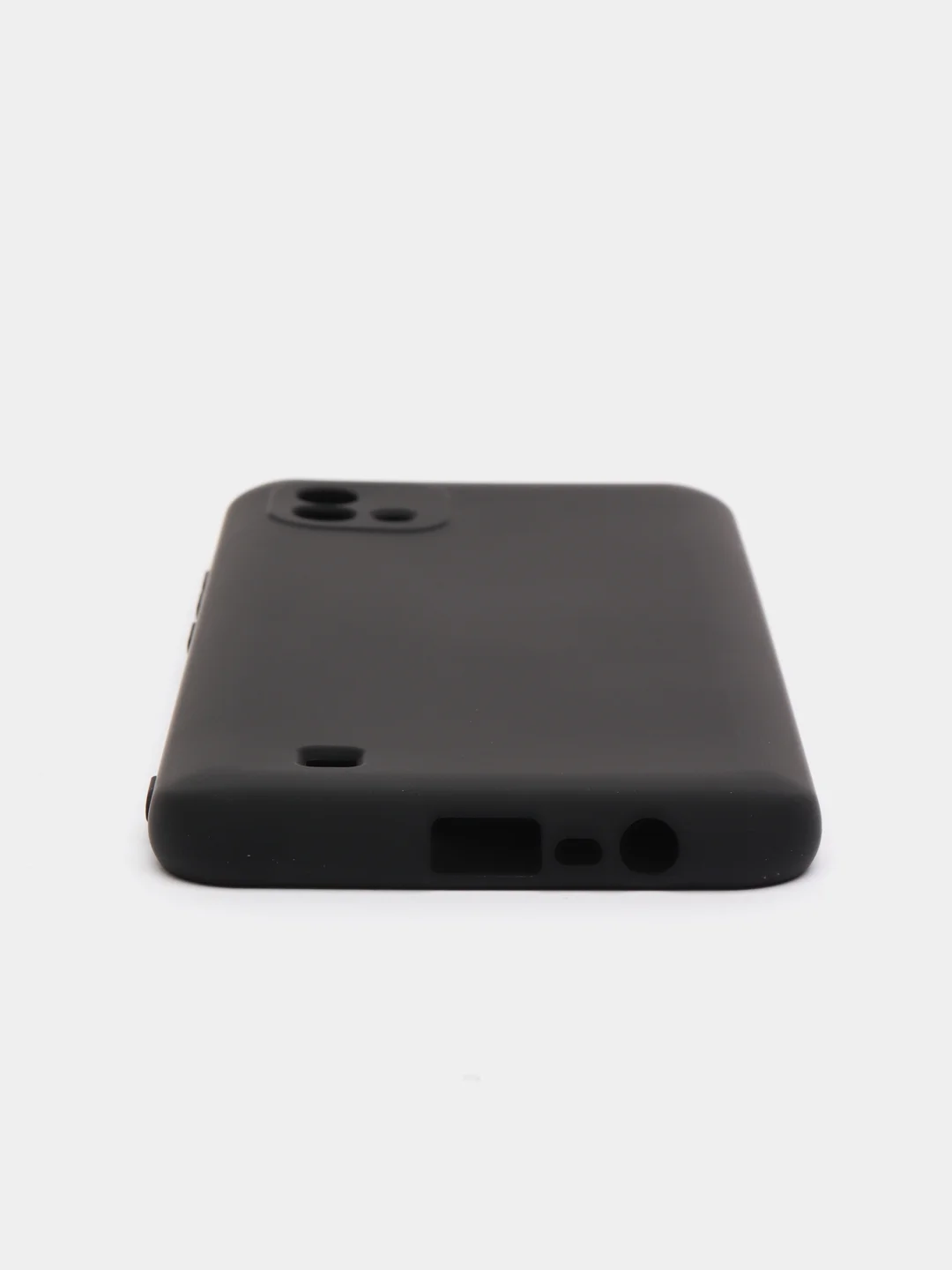 Черный чехол с бархатной подкладкой Realme C11 2020 / C11 2021 / C20 / C25 / C25S, (10 цветов)