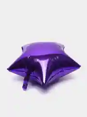 Индиго фольгированный шар-звезда 18*46см