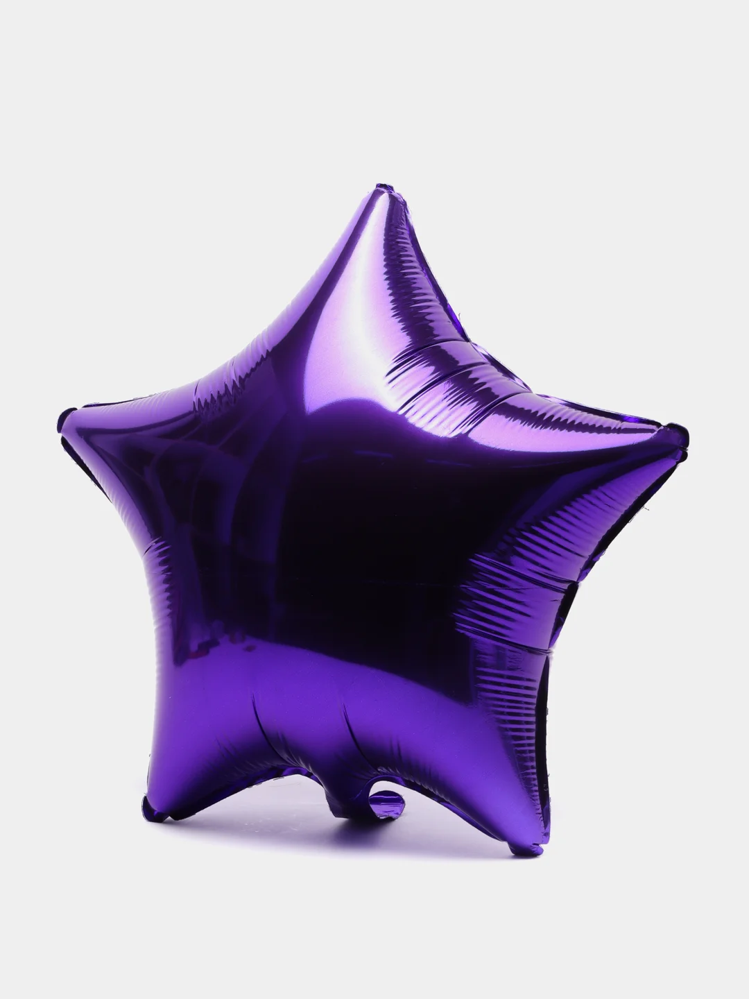 Индиго фольгированный шар-звезда 18*46см