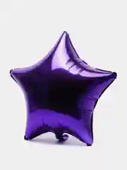Индиго фольгированный шар-звезда 18*46см