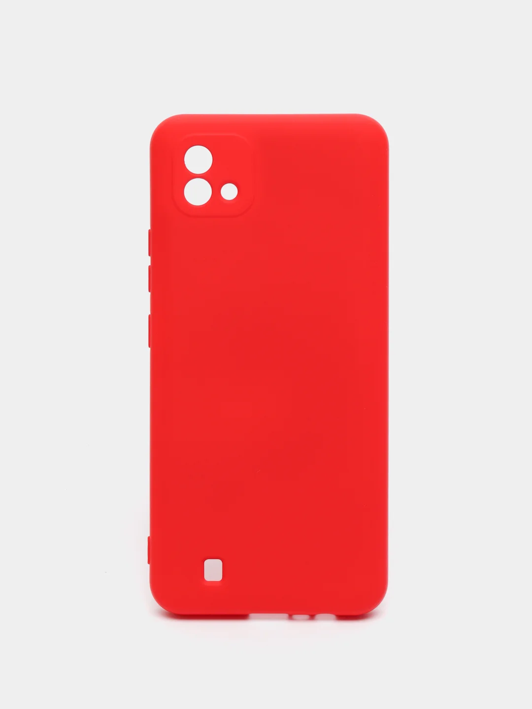 Красный чехол с бархатной подкладкой Realme C11 2020 / C11 2021 / C20 / C25 / C25S, (10 цветов)