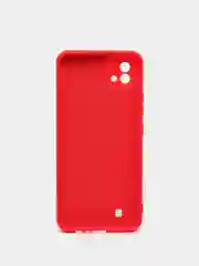 Красный чехол с бархатной подкладкой Realme C11 2020 / C11 2021 / C20 / C25 / C25S, (10 цветов)