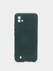 Зеленый чехол с бархатной подкладкой Realme C11 2020 / C11 2021 / C20 / C25 / C25S, (10 цветов)