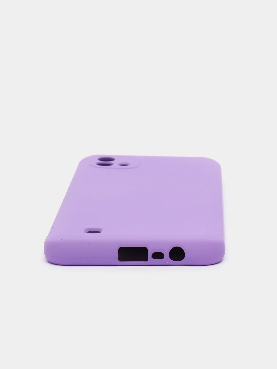 Фиолетовый чехол с бархатной подкладкой Realme C11 2020 / C11 2021 / C20 / C25 / C25S, (10 цветов)