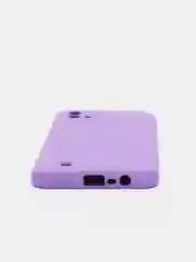 Фиолетовый чехол с бархатной подкладкой Realme C11 2020 / C11 2021 / C20 / C25 / C25S, (10 цветов)