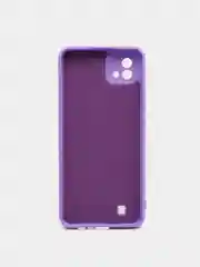Фиолетовый чехол с бархатной подкладкой Realme C11 2020 / C11 2021 / C20 / C25 / C25S, (10 цветов)