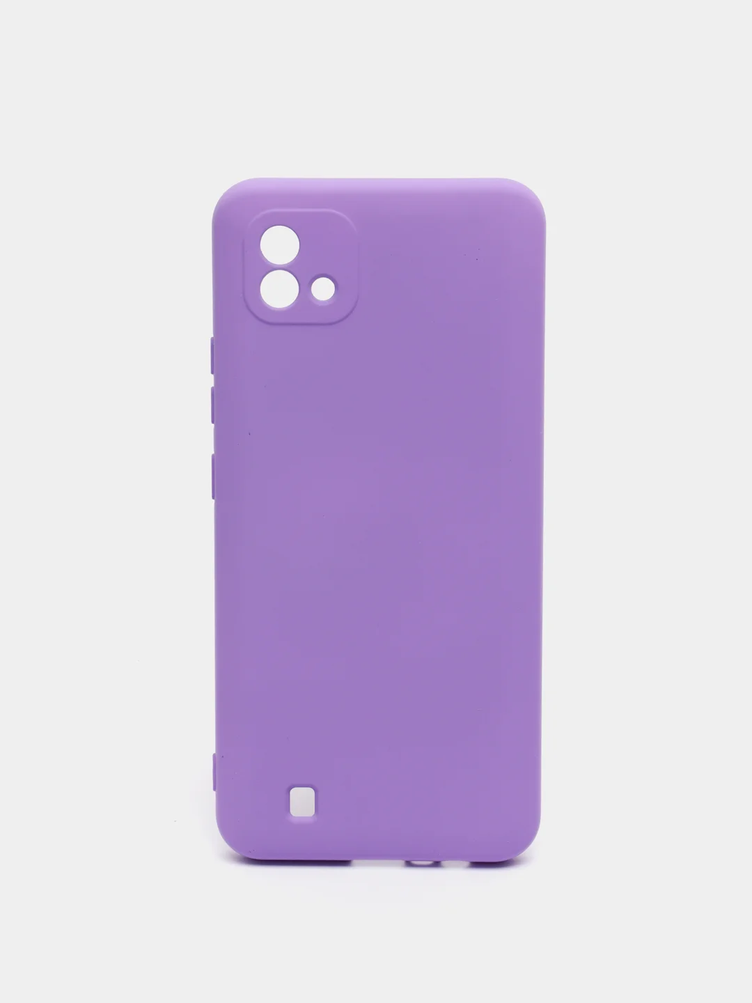 Фиолетовый чехол с бархатной подкладкой Realme C11 2020 / C11 2021 / C20 / C25 / C25S, (10 цветов)