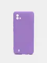 Фиолетовый чехол с бархатной подкладкой Realme C11 2020 / C11 2021 / C20 / C25 / C25S, (10 цветов)