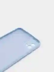 Голубой чехол с бархатной подкладкой Realme C11 2020 / C11 2021 / C20 / C25 / C25S, (10 цветов)