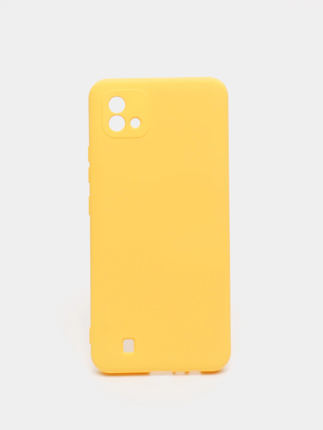 Желтый чехол с бархатной подкладкой Realme C11 2020 / C11 2021 / C20 / C25 / C25S, (10 цветов)
