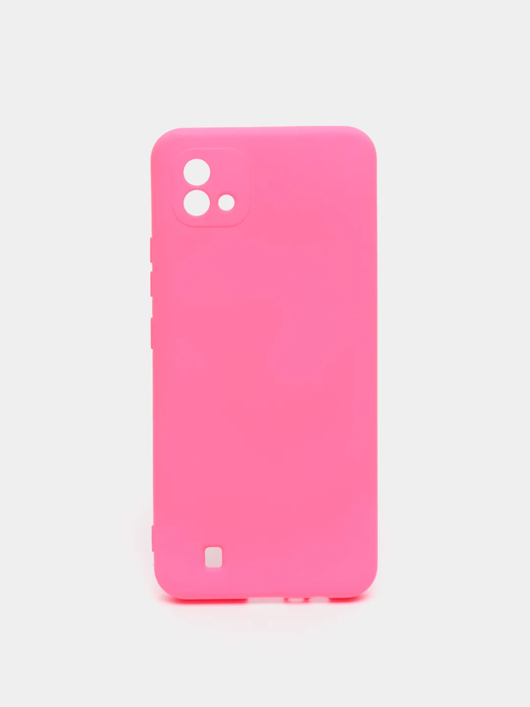 Фуксия чехол с бархатной подкладкой Realme C11 2020 / C11 2021 / C20 / C25 / C25S, (10 цветов)