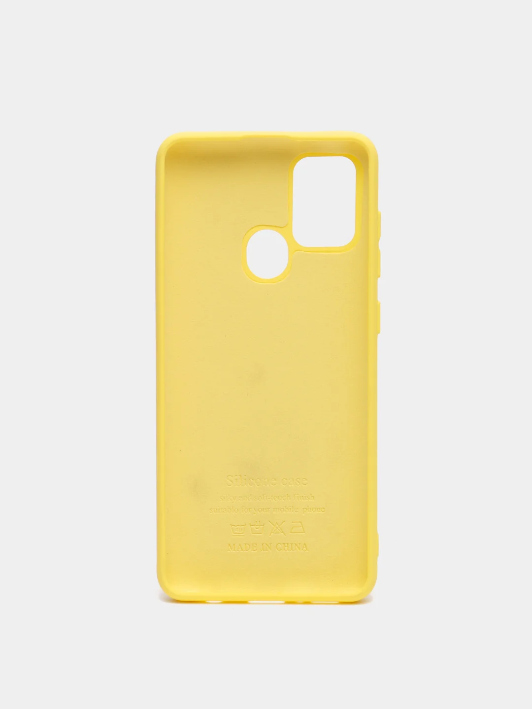 Желтый чехол Siliconе Case для Samsung A21S самсунг A21S