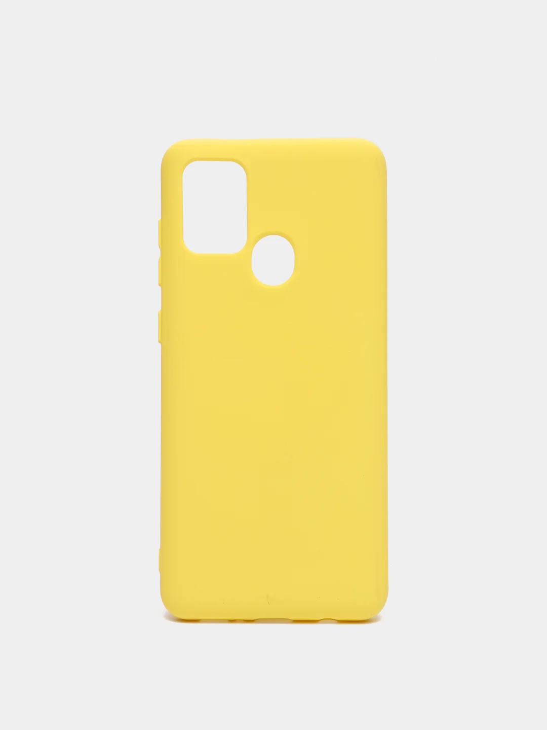 Желтый чехол Siliconе Case для Samsung A21S самсунг A21S