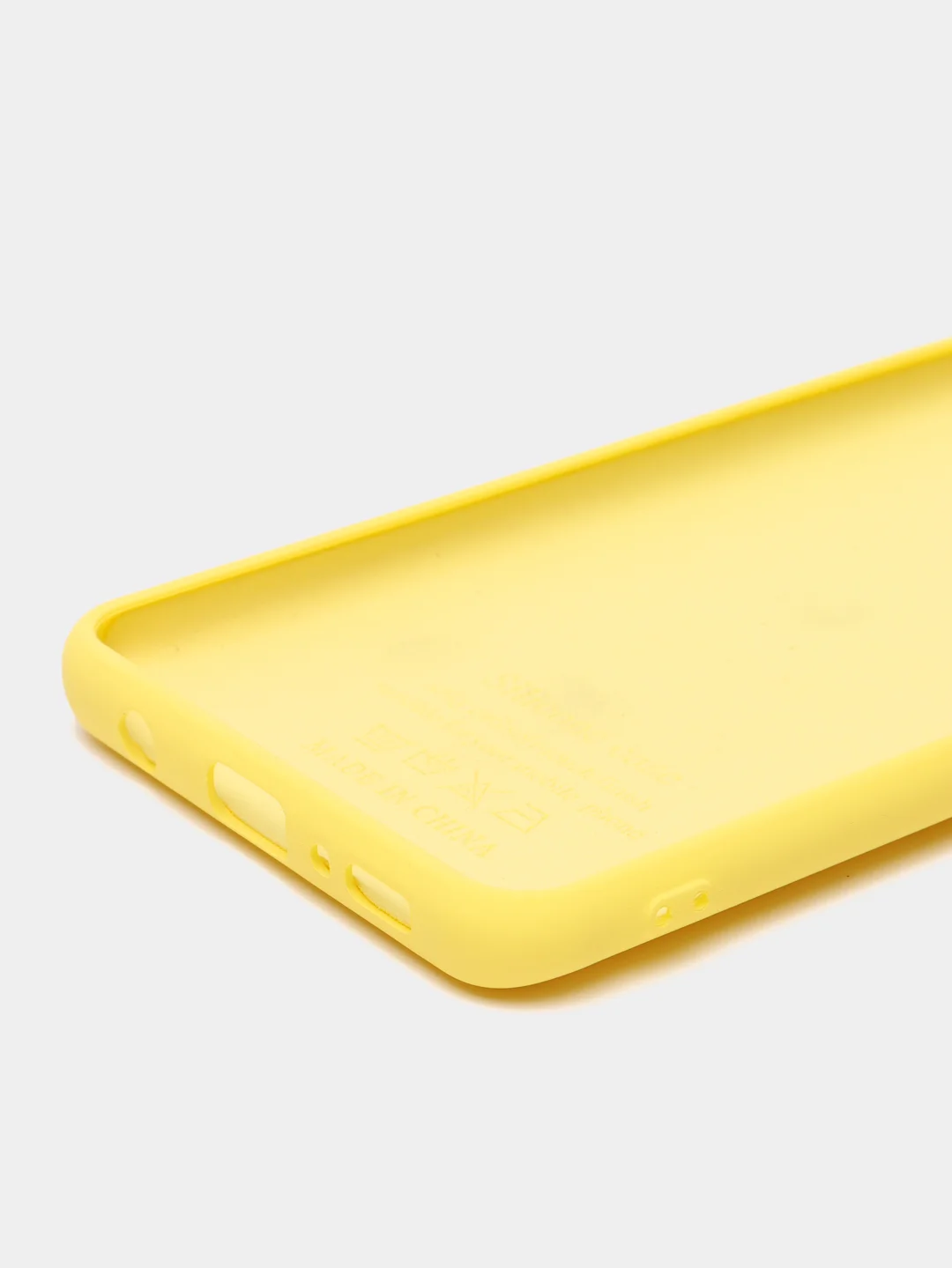 Желтый чехол Siliconе Case для Samsung A21S самсунг A21S