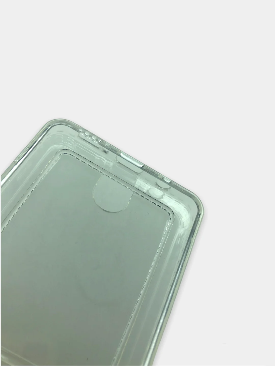 Чехол для Samsung Galaxy A51, Самсунг Галакси А51 прозрачный с карманом для карты