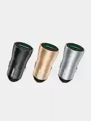 Автомобильное зарядное устройство Denmen DZ10, 1 USB/1 Type-C, 3.0 A