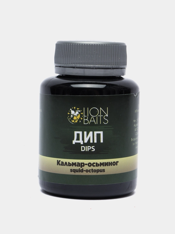 Дип LION BAITS "Кальмар и осьминог", 130 мл