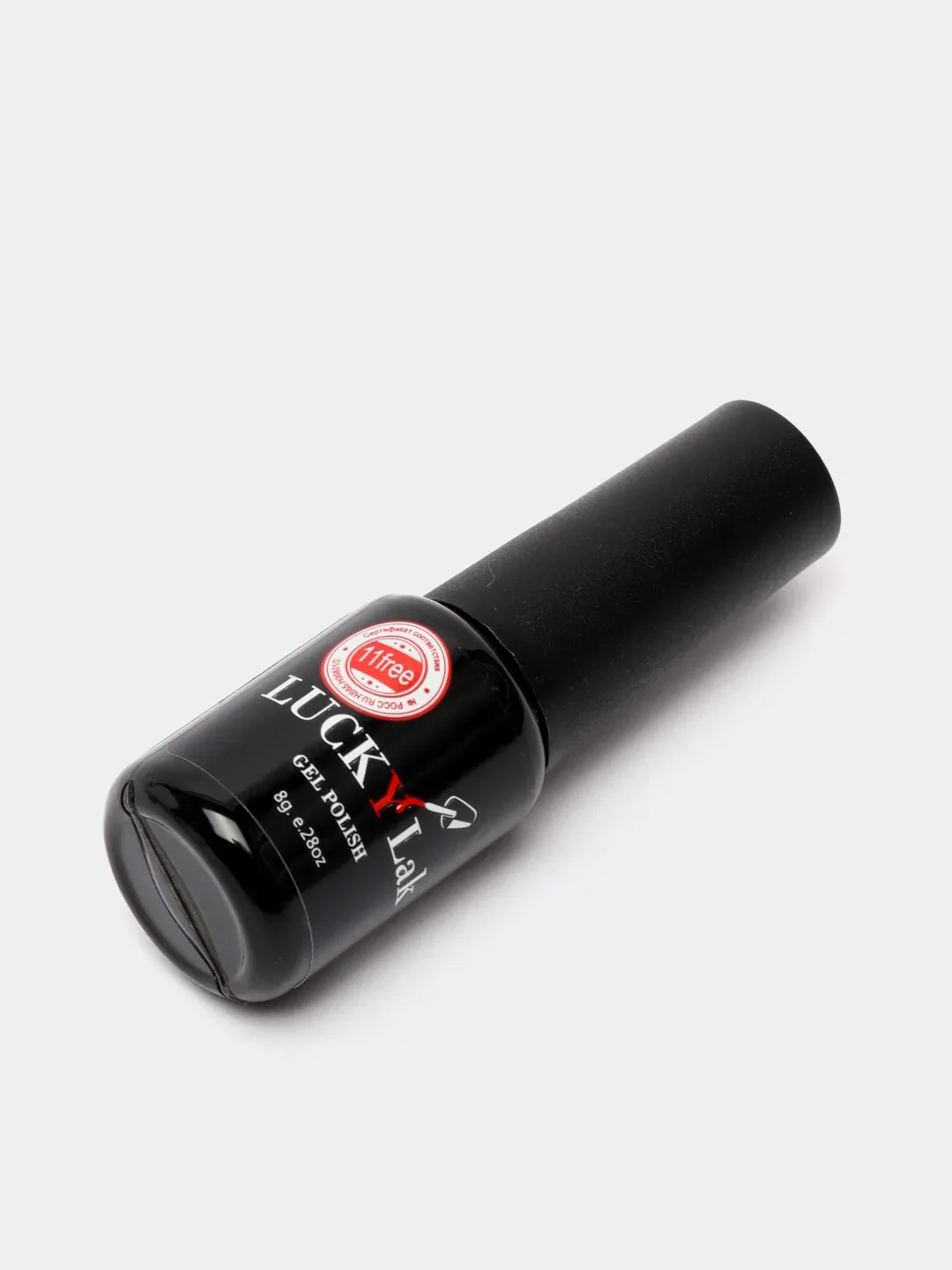 Гель лак для ногтей, гель-лак LuckyLak FL №028 8g, коричневый, для маникюра и педикюра