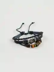 Угольный браслет-оберег