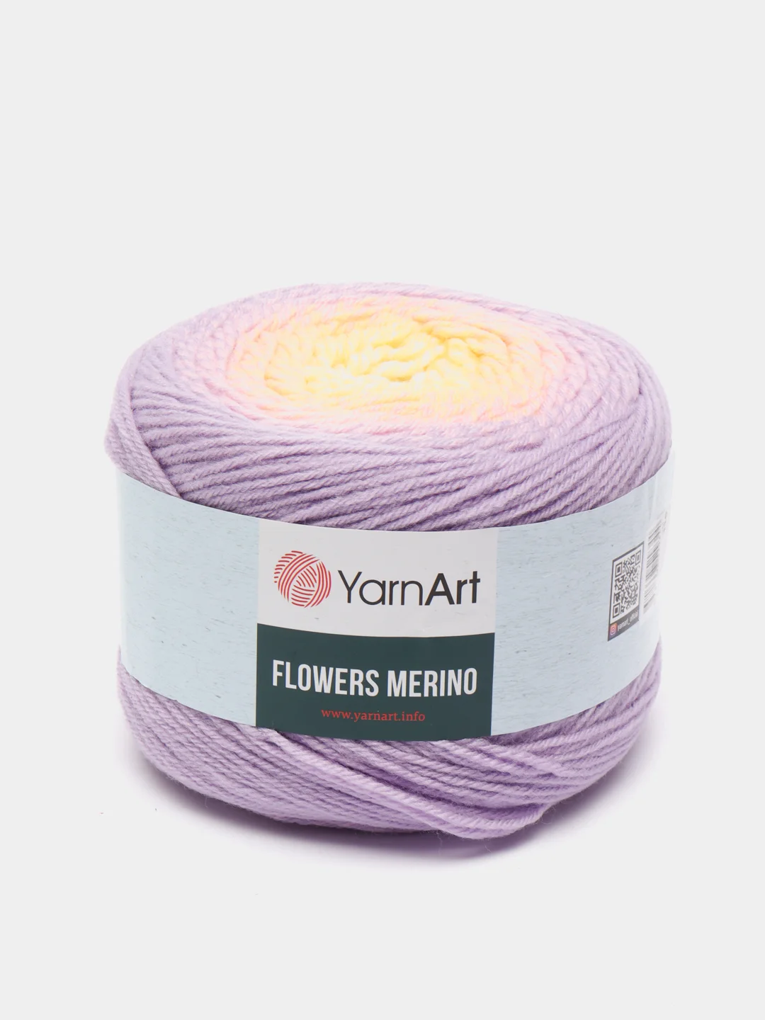 Сиреневый пряжа Yarnart Flowers Merino, 590 м, 225 г