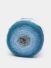 Лазурный пряжа Yarnart Flowers Merino, 590 м, 225 г