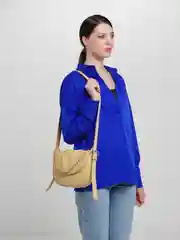 Горчичный женская сумка