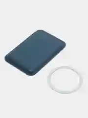 Синий меланж чехол-бумажник из эко-кожи с поддержкой MagSafe для телефона