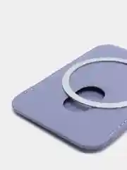 Лавандовый чехол-бумажник из эко-кожи с поддержкой MagSafe для телефона