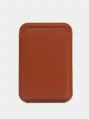 Коричневый чехол-бумажник из эко-кожи с поддержкой MagSafe для телефона