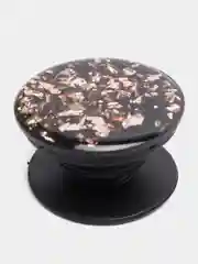 Серебряный держатель для телефона "Попсокет 3D" металл