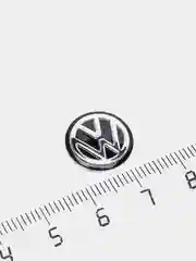 Черный эмблема Volkswagen на ключ зажигания, 14 мм