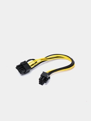 Кабель питания для видеокарт 6PIN на 8PIN, 2 + 6 PIN