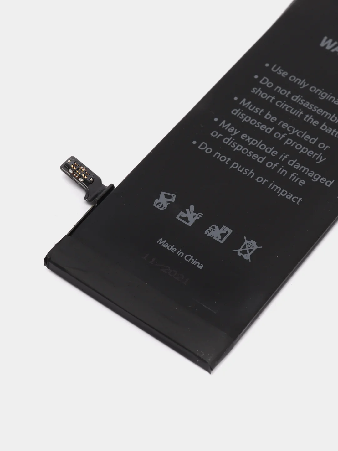 Аккумулятор для iPhone 6 усиленная, 2200 mAh, с монтажным скотчем