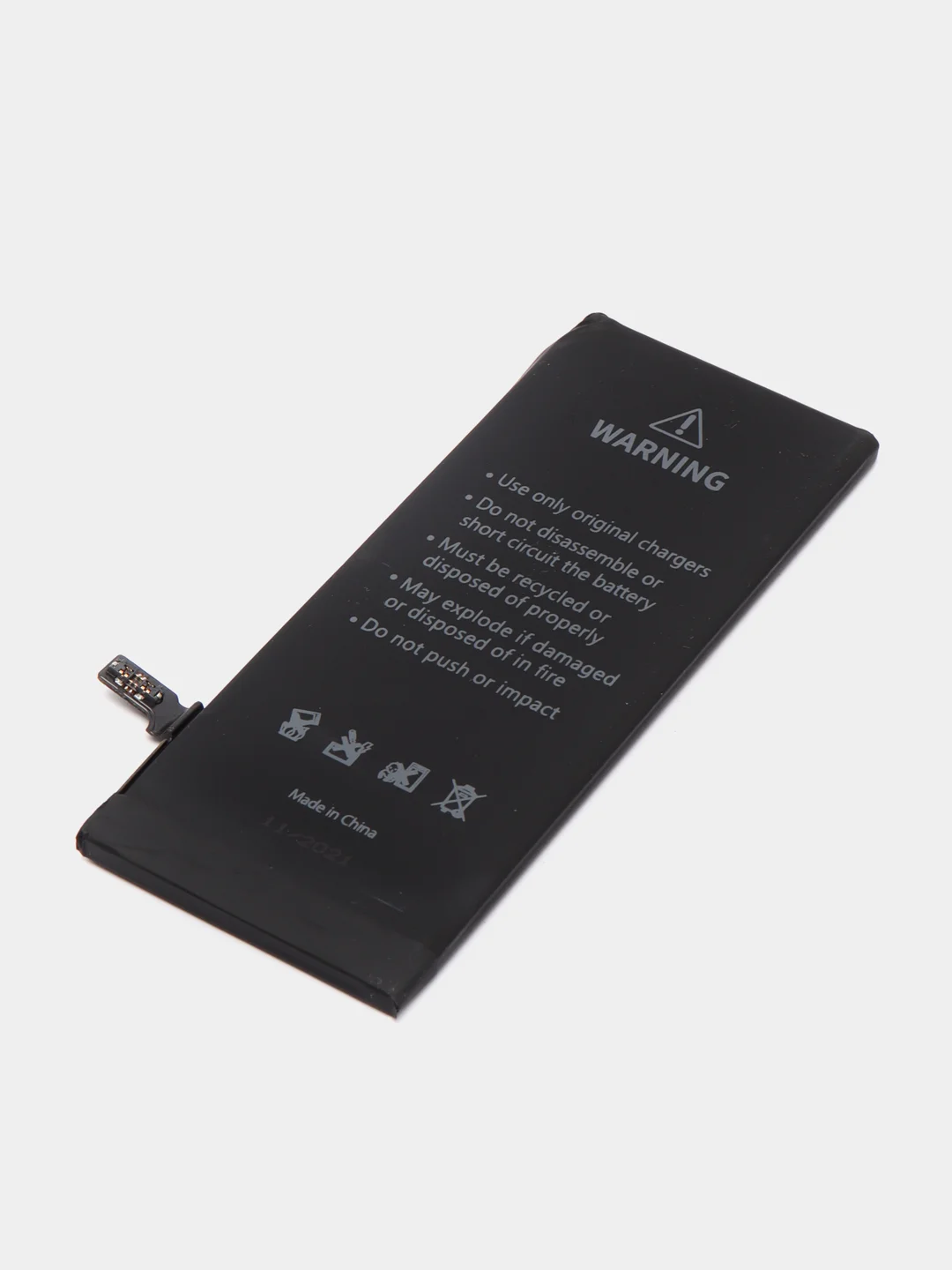 Аккумулятор для iPhone 6 усиленная, 2200 mAh, с монтажным скотчем